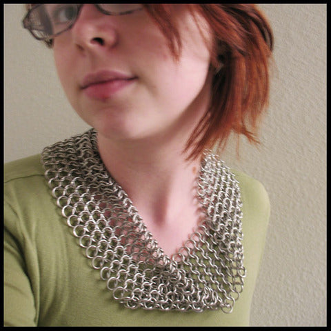 Chainmaille Cowl by Red Panda Chainmaille Cowl by Red Panda