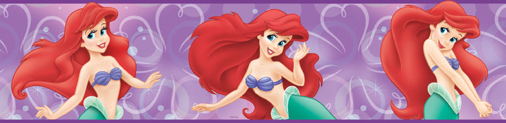winnie the pooh wallpaper border. Disney Ariel Prepasted Wall